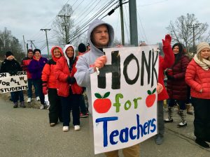 West  Virginia  teachers’  strike  gets in  2nd  day